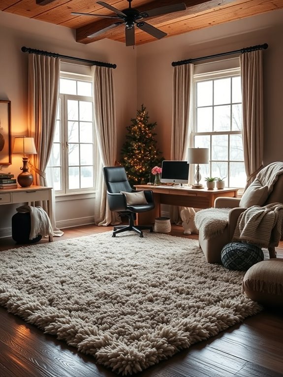 cozy textured washable area rugs