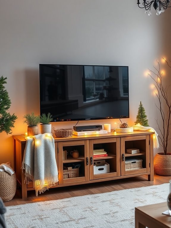 cozy tv stand transformation