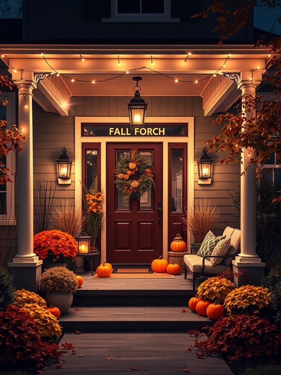 cozy warm outdoor lighting