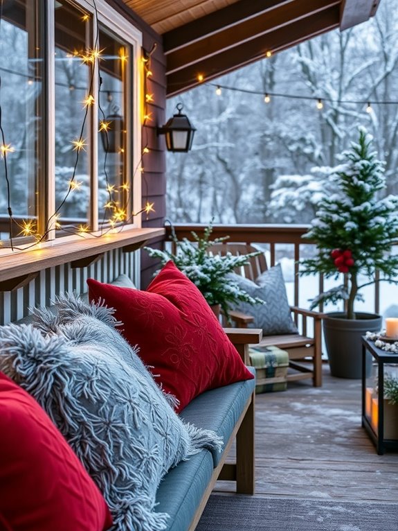 cozy winter deck transformation