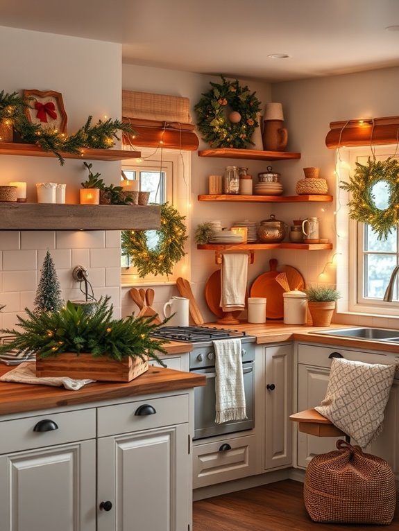 cozy winter kitchen transformation