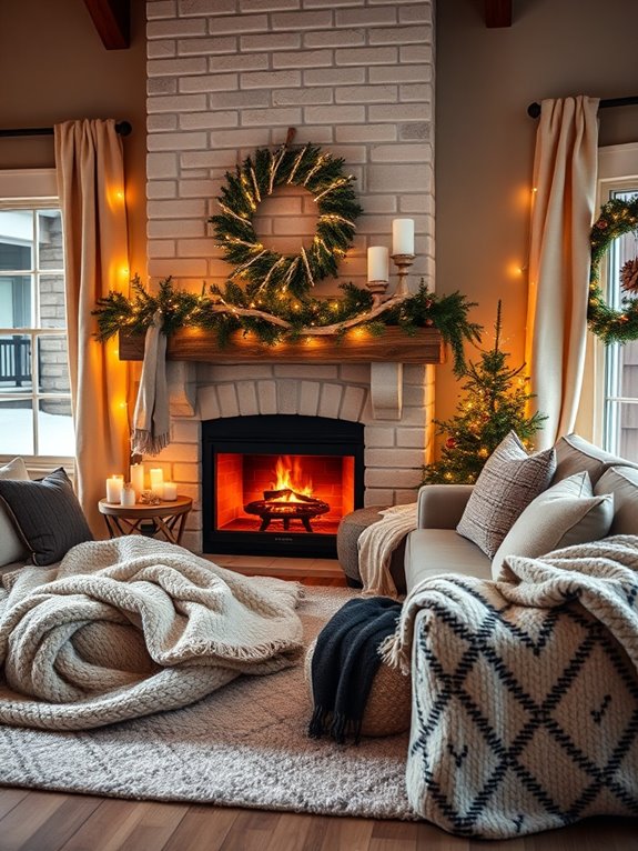 cozy winter living room decor
