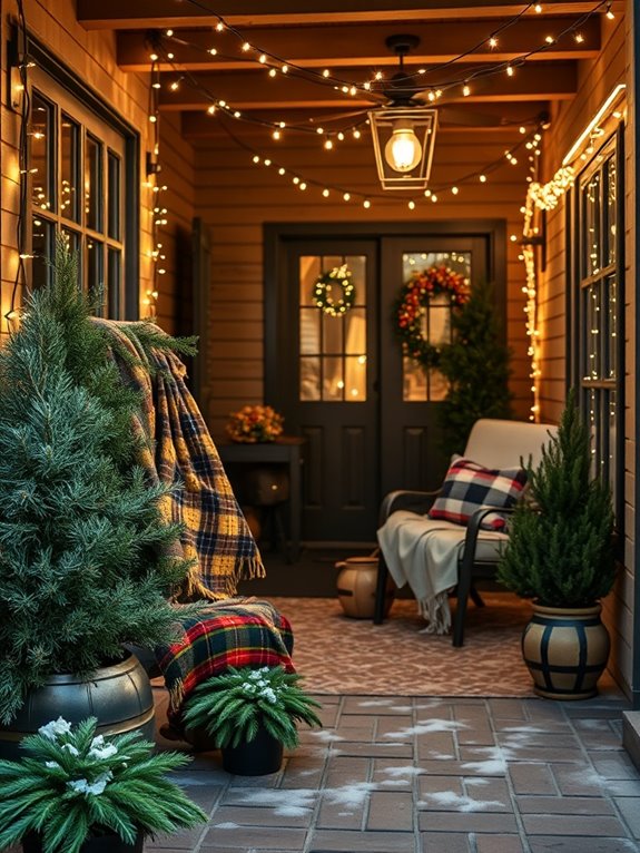 cozy winter potted plants