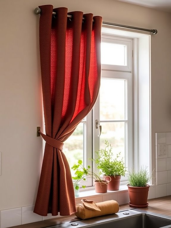 cozy woolen window treatments