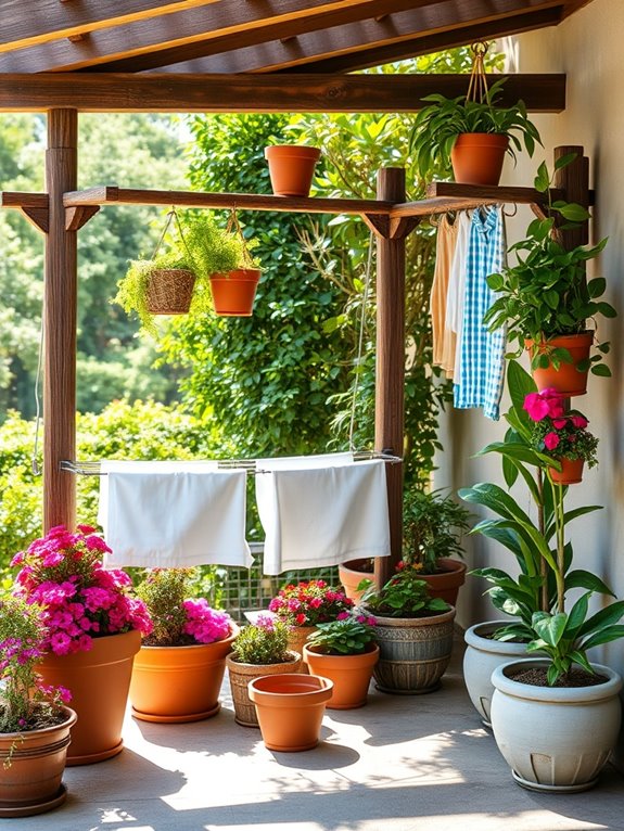 creative outdoor laundry solutions