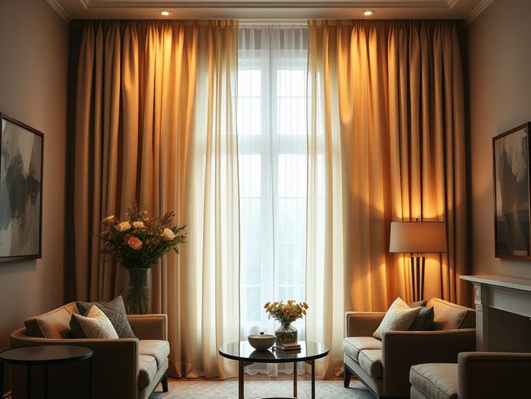 curtains as stylish dividers