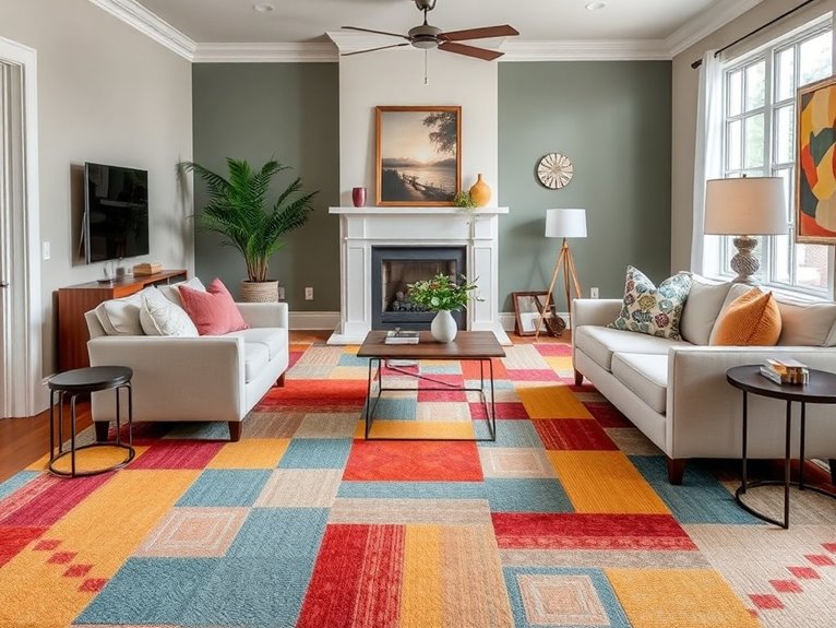 customizable easy install carpet tiles