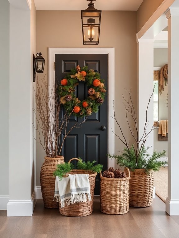 decorative basket foyer solutions