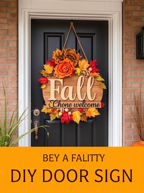 diy personalized door sign