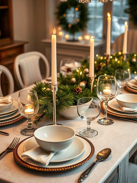 elegant dinnerware enhances gatherings
