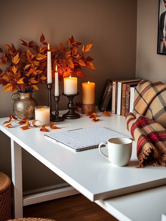 essential autumn office decor