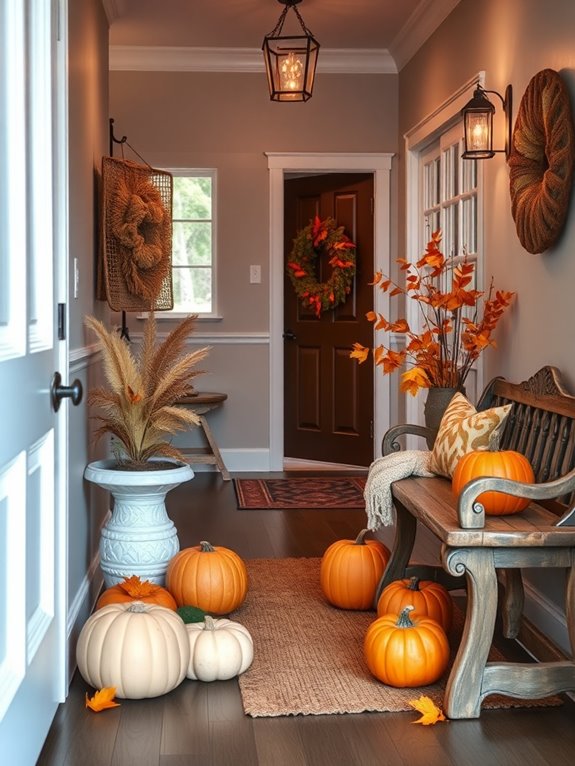 essential fall foyer decor