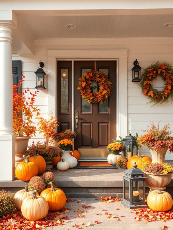 fall home exterior decor