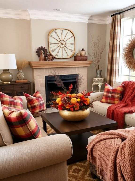 fall inspired cozy fabric swap