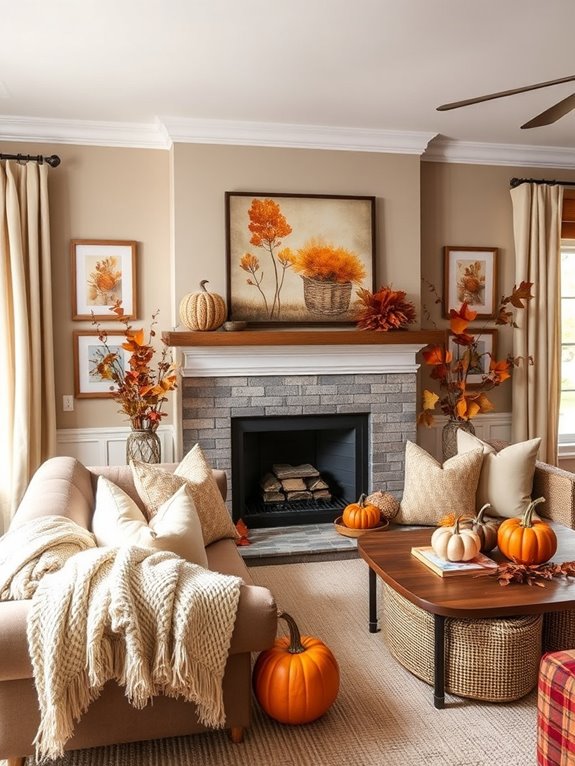 fall inspired seasonal artwork ideas