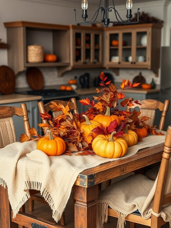 fall inspired table color palettes