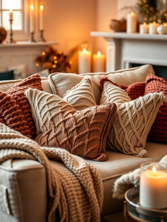 fall throw pillow updates