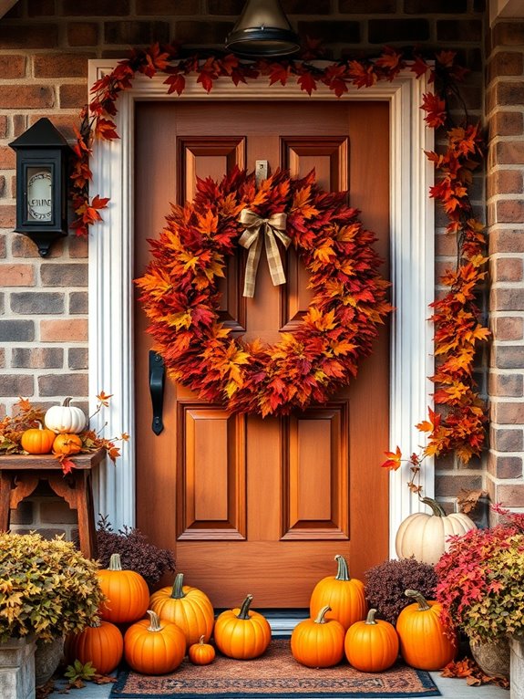 fall wreaths for welcoming warmth