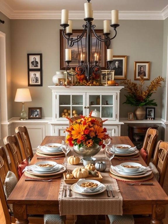 family inspired dining decor