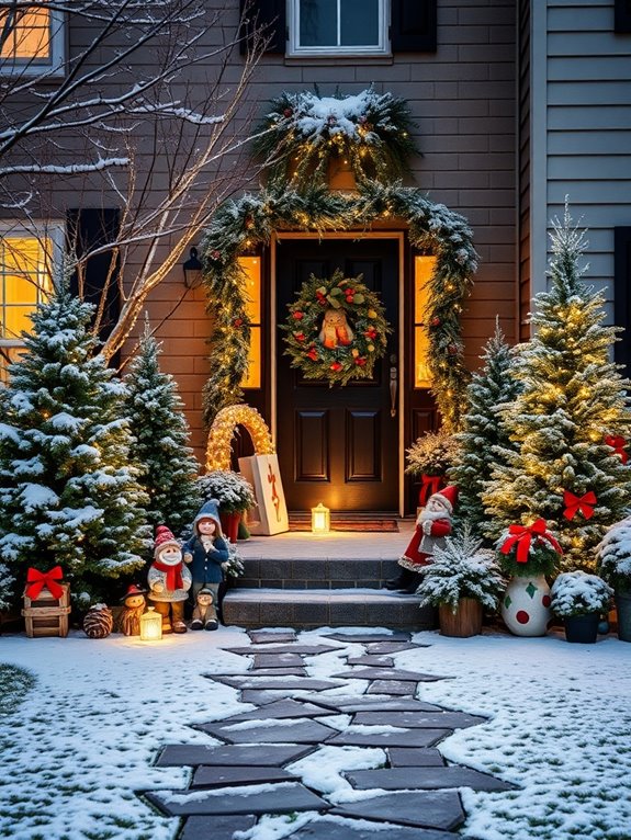 festive holiday yard decorations