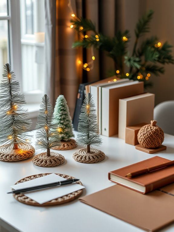 festive winter desk accessories