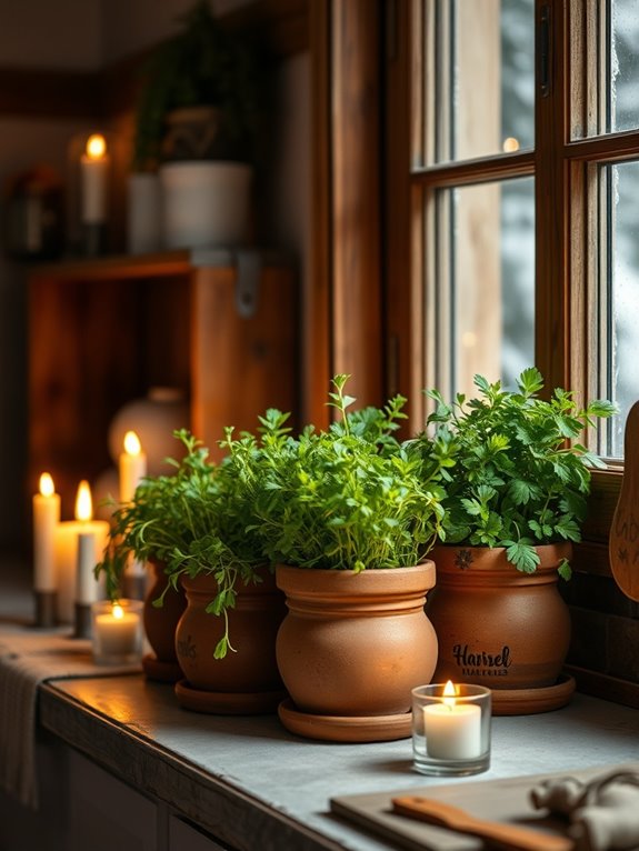 fresh herbs enhance kitchens