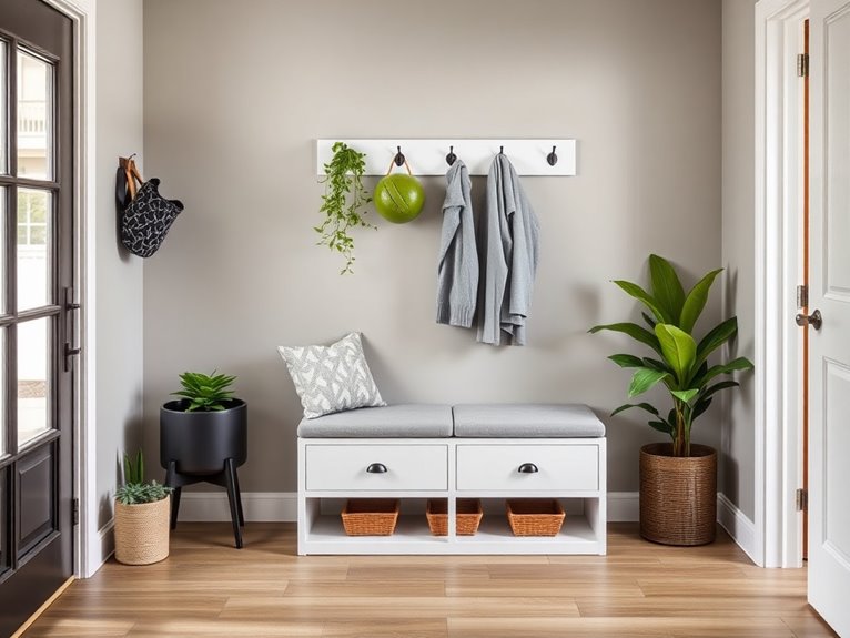functional furniture for entryway