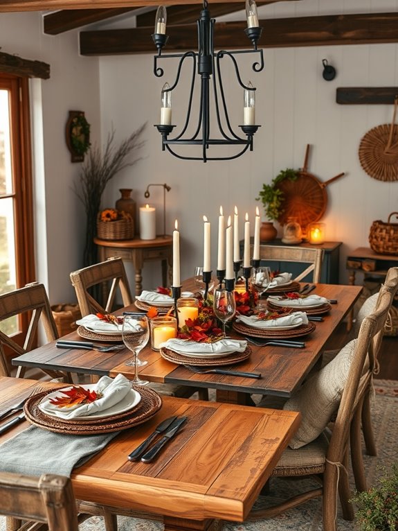 incorporate rustic natural elements