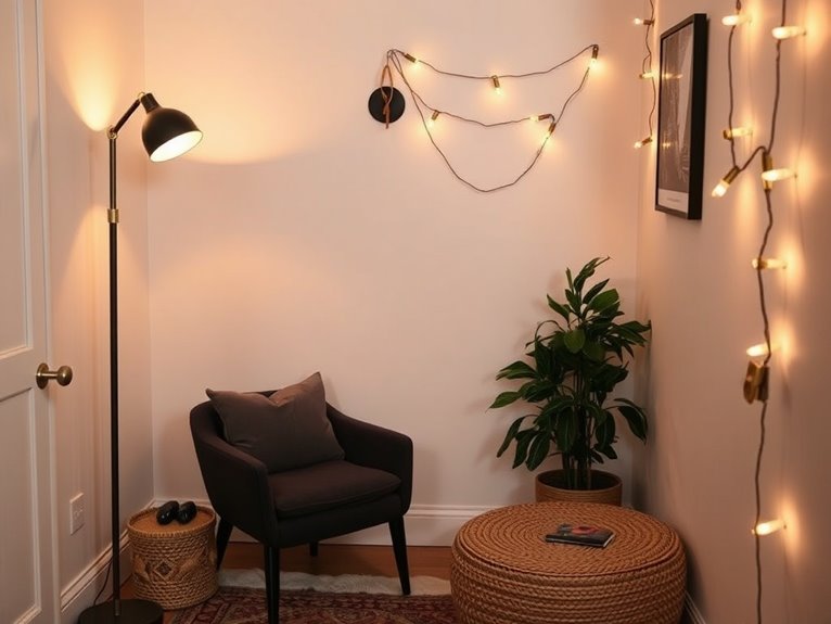 layered lighting enhances ambiance