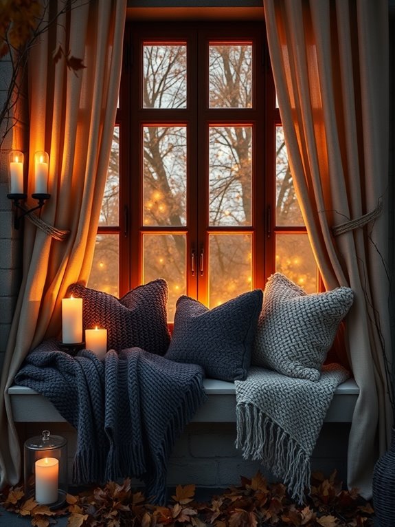 layered textiles for coziness