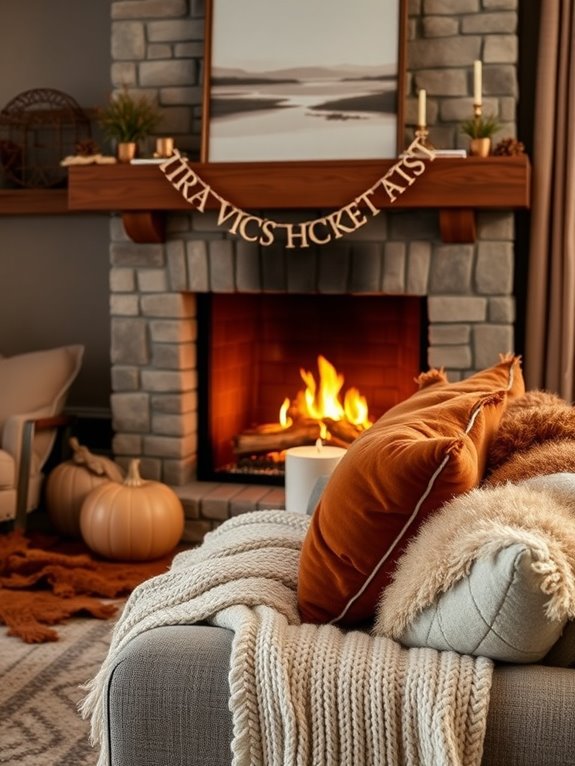 layered textured throws pillows