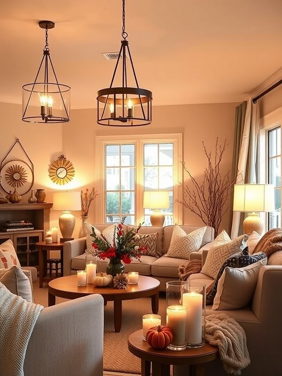 layered warm lighting ambiance