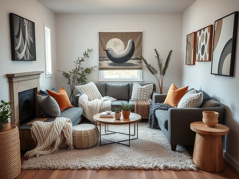 layering textures for coziness