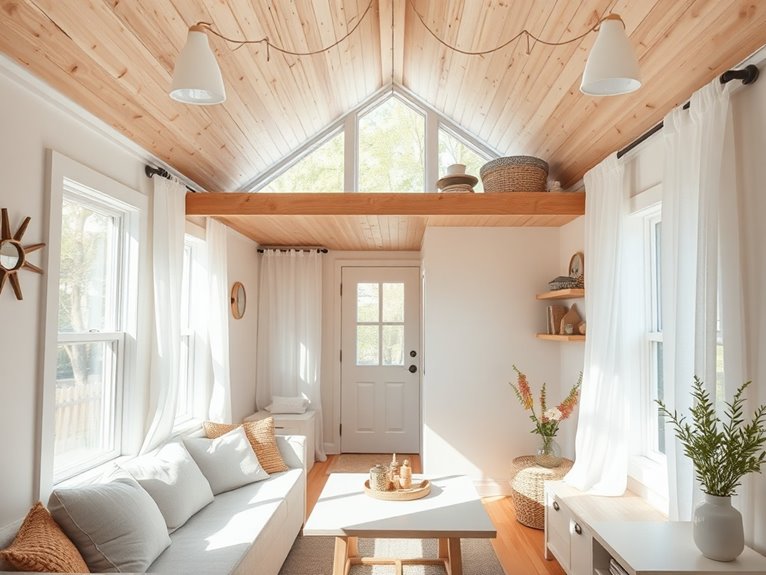 light colors for spaciousness