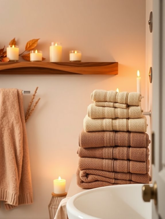 luxurious soft absorbent towels