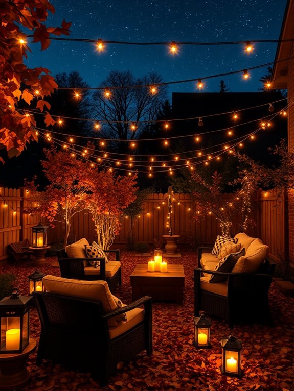 magical outdoor string lights