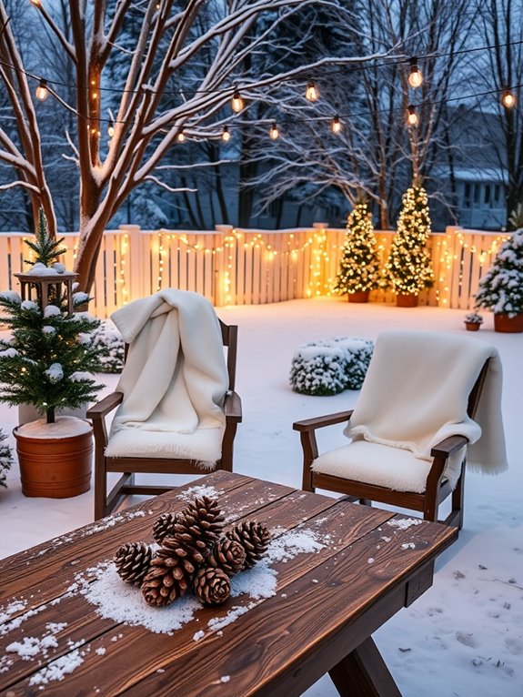 magical snowy white decor
