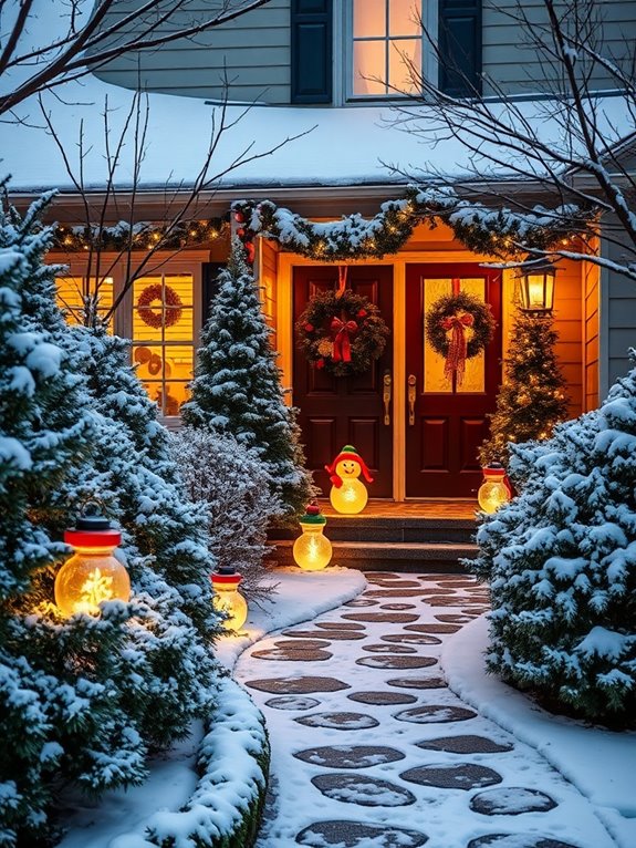 magical winter garden decorations