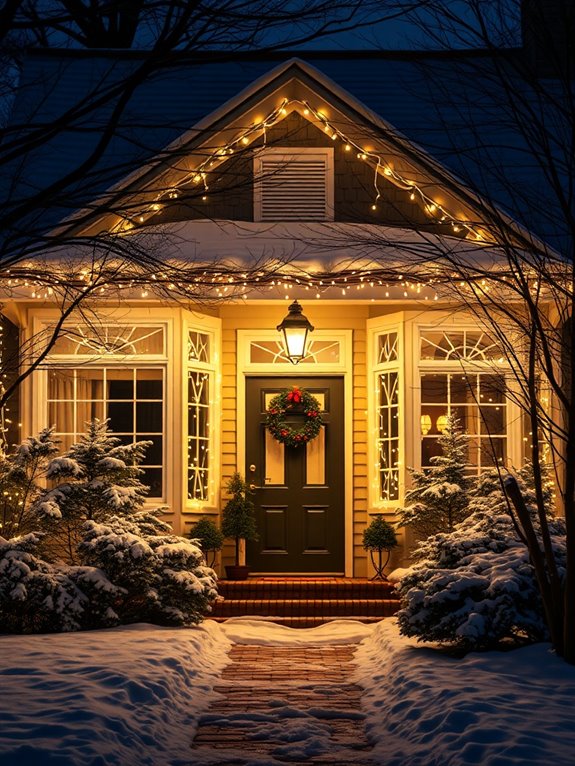 magical winter string lights