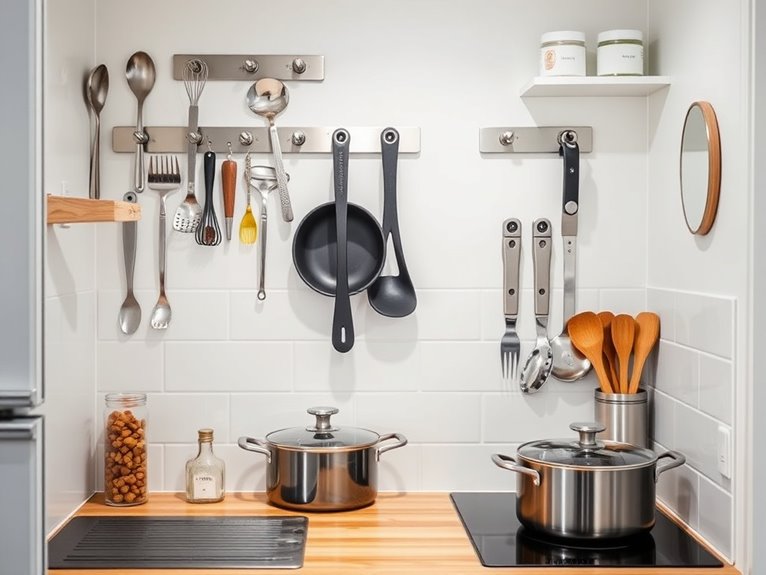 magnetic strips for organization