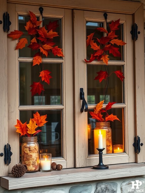 mason jar fall decor
