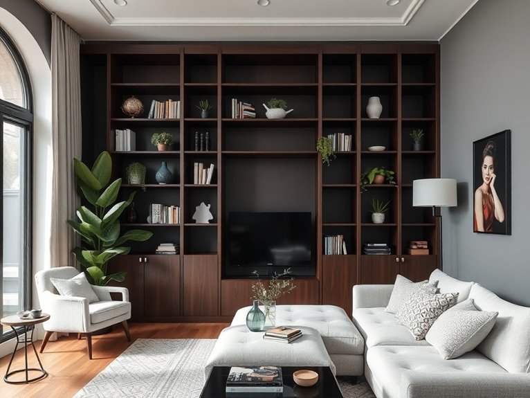 maximize space with bookcases