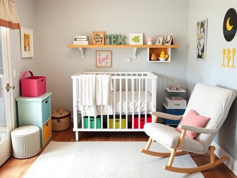 maximize tiny nursery space