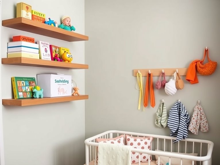 maximize vertical nursery storage