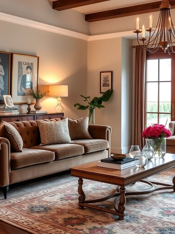 mix high and low decor