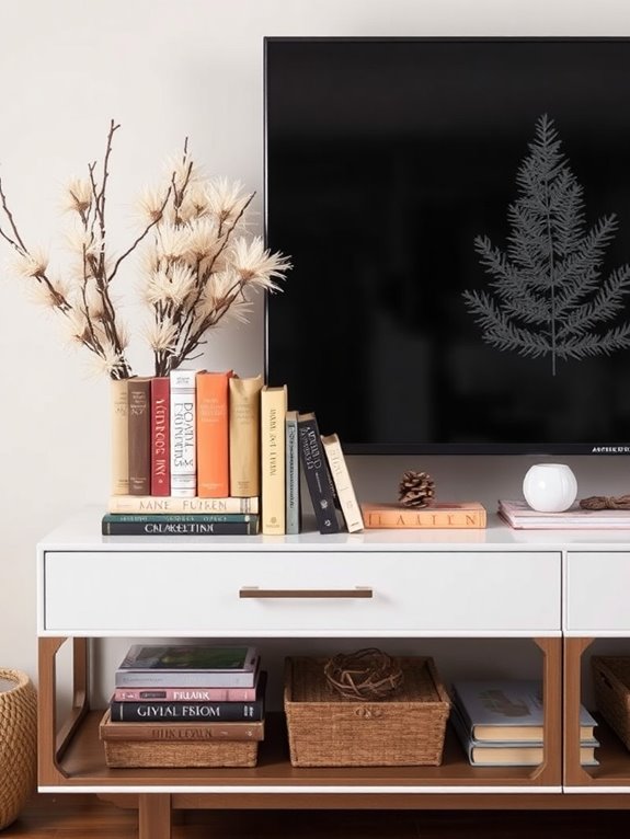 mixing decorative books creatively