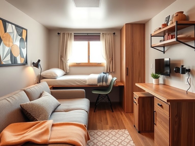 multifunctional furniture saves space