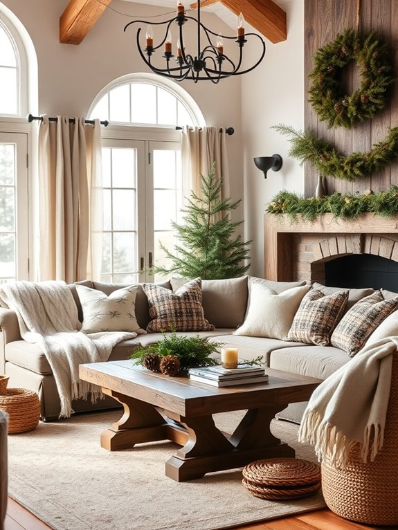 natural decor elements enhance warmth