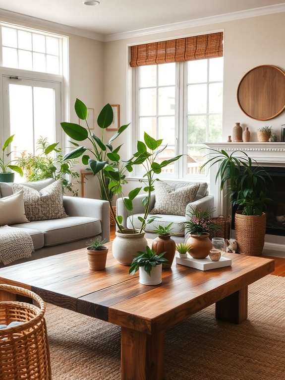 natural decor for tranquility