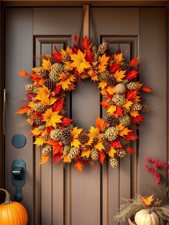 natural wreaths for fall